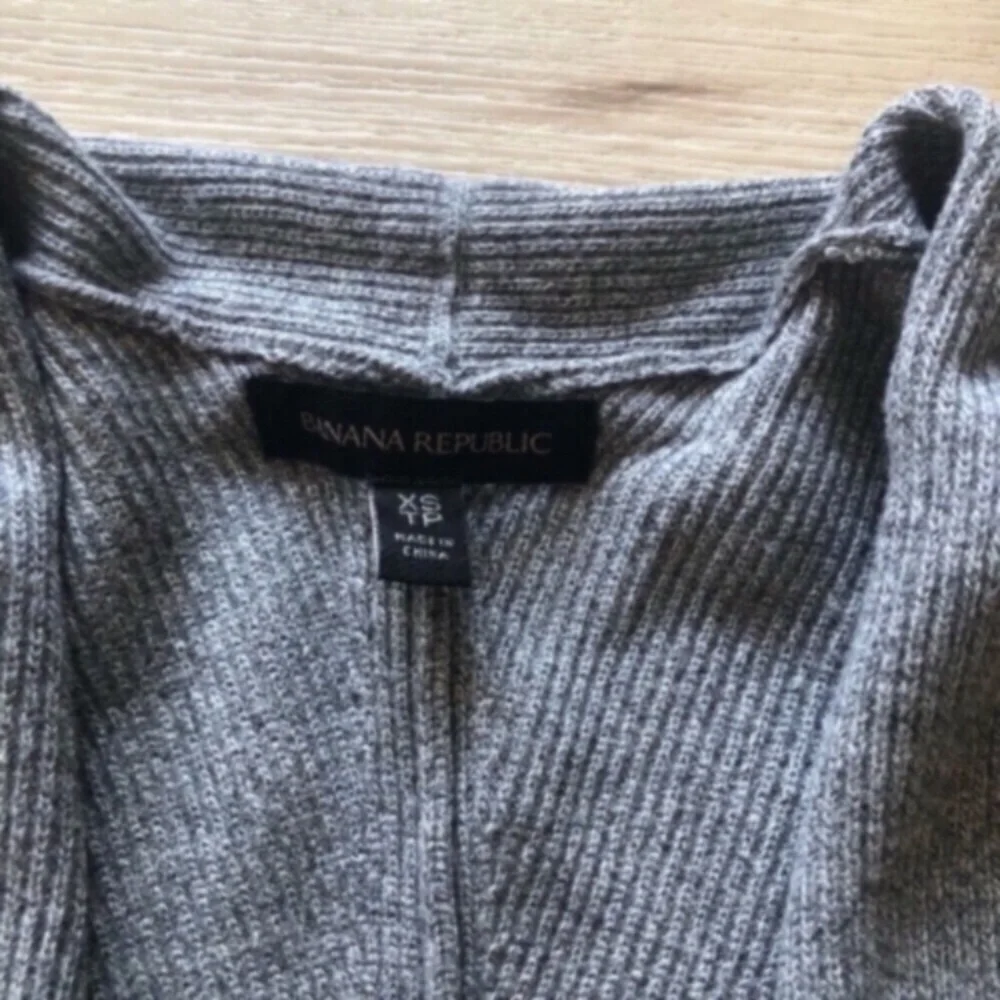 Banana Republic Women's Gray Draped Cardigan - Picture 5 of 7